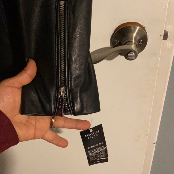 Michael Kors Leather Jacket - Picture 5 of 6